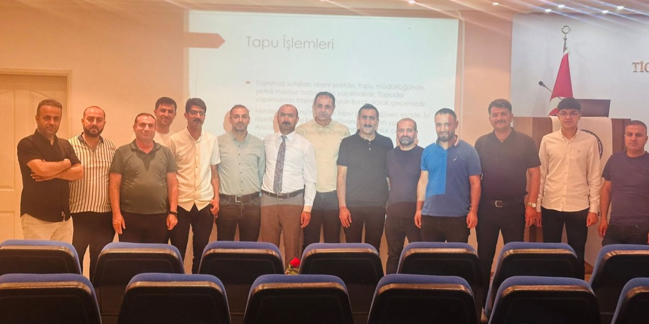 Şırnak Esnaf Odası’ndan Emlakçılara Yönelik Eğitim Programı düzenlendi