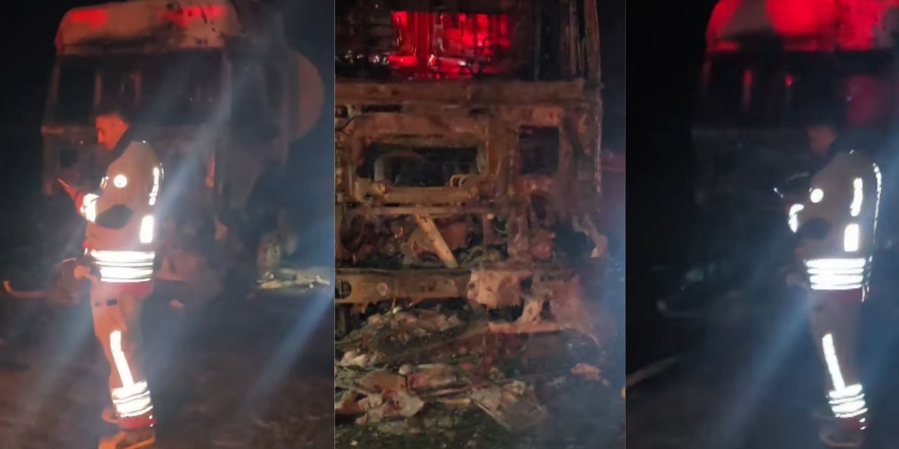 İdil’de Tanker Yangını Paniği! Alevler Ekiplerin Müdahalesiyle Söndürüldü