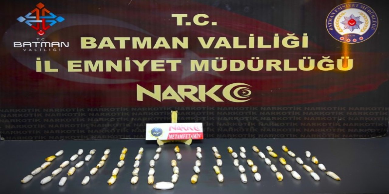 Batman’da 4 yolcunun midesinden kilolarca uyuşturucu çıktı
