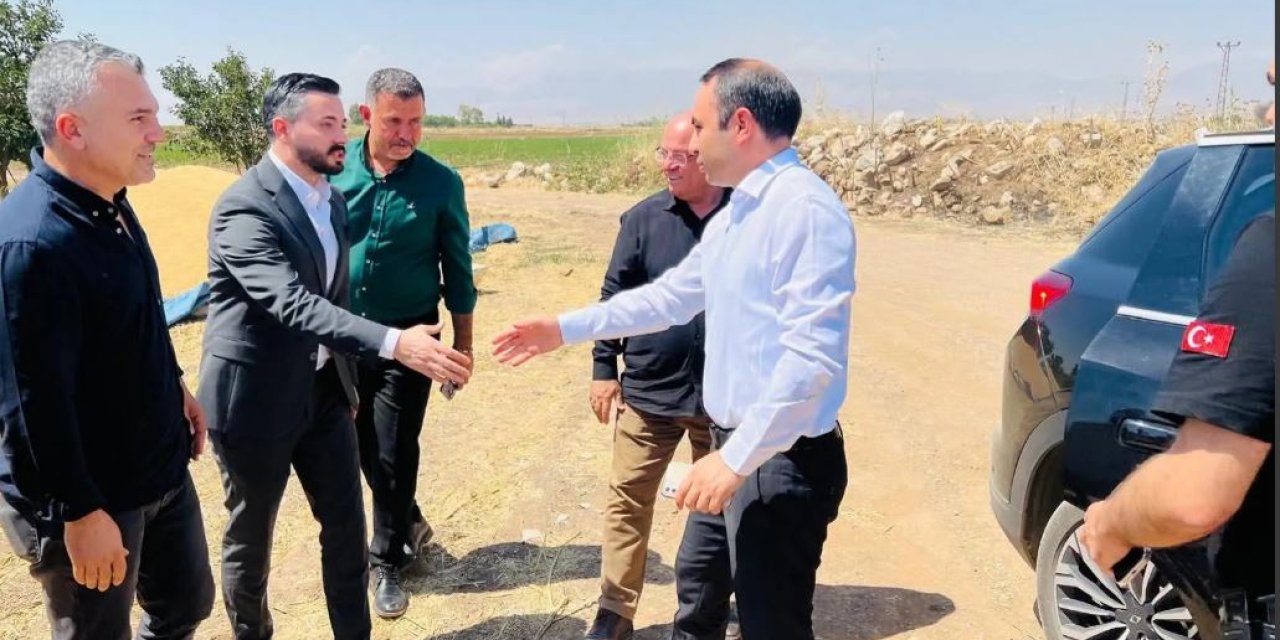 Silopi’de 140 Dönümlük Mercimek Tarlası Yandı; Kaymakam Partal Zarar Gören Üreticiyi Ziyaret Etti