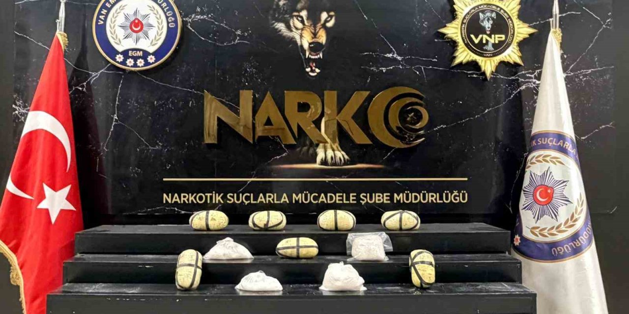 Van’da kilolarca uyuşturucu ele geçirildi, 1 kişi tutuklandı