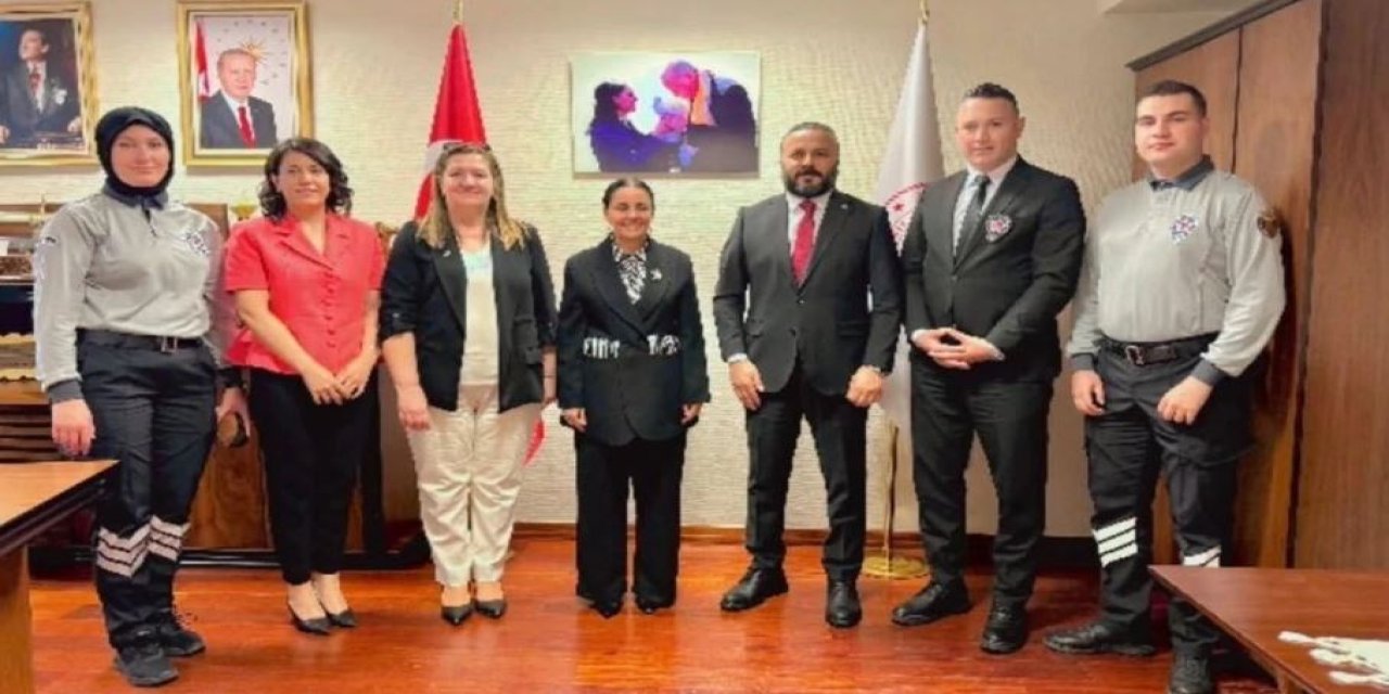 Bakan Müşaviri Hatice Atan, Güvenlik ve Koruma Federasyonu Heyetini Kabul Etti