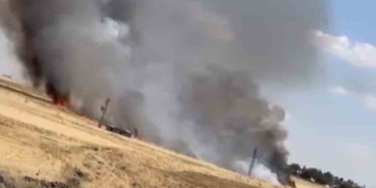 Arazi Yangını: 1’i Ağır 3 Yaralı, 200 Dönüm Ekili Alan Küle Döndü