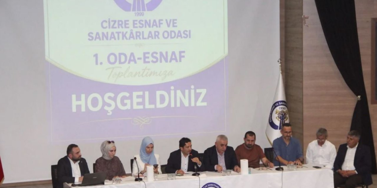 Cizre'de esnafın sorunları masaya yatırıldı