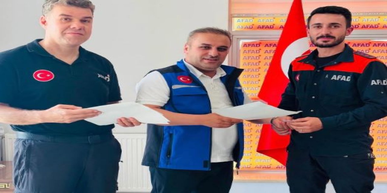 Şırnak AFAD'ın 5 personeli uluslararası IRATA sertifikası aldı