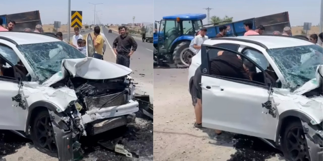 Şırnak'ta Otomobil ile Traktör Çarpıştı: 5 Yaralı