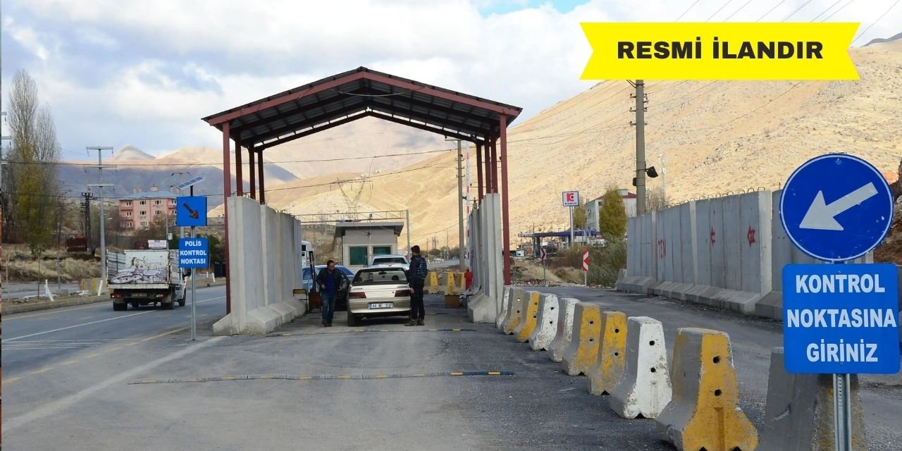 YOL KONTROL NOKTASI İŞLERİ YAPTIRILACAKTIR