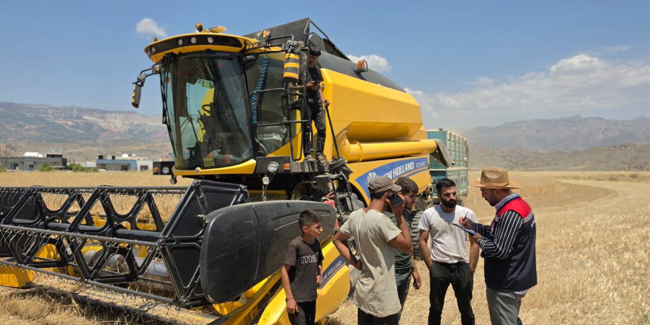 Şırnak'ta Hasat Sezonunda Biçerdöver Denetimleri Sıklaştırıldı