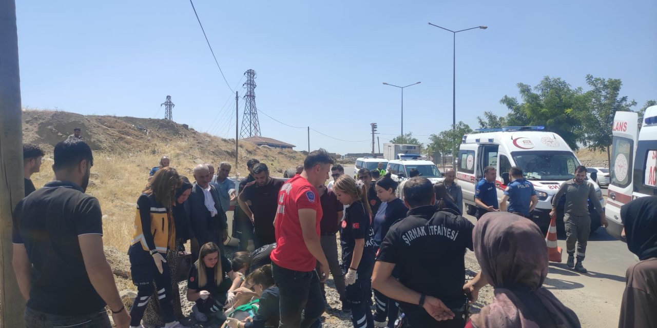 Şırnak'ta Otomobil Takla Attı: 1 Yaralı