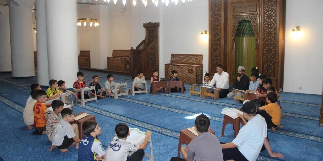 Cizre'de yaz Kur'an kursları yoğun ilgi görüyor
