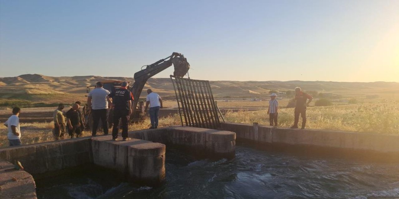 Sulama kanalında kaybolan çoban için arama çalışması başlatıldı