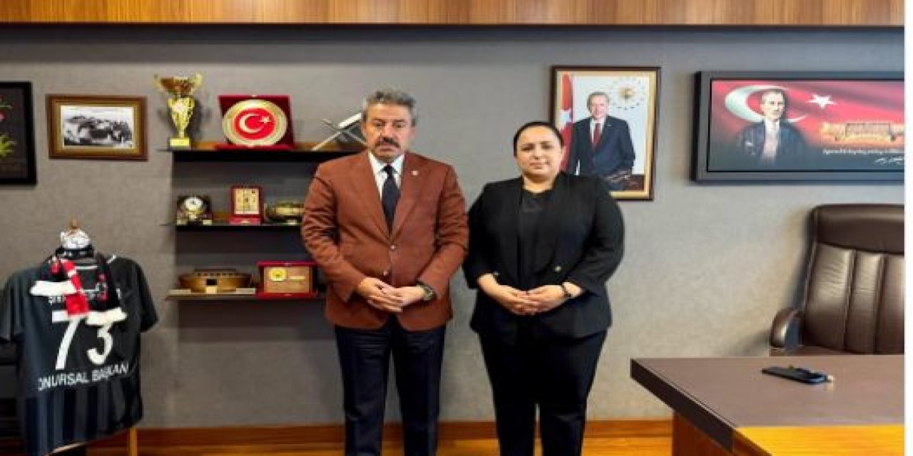 Eski Cizre Kaymakamı Nazlı Demir'den Milletvekili Arslan Tatar'a TBMM'de Ziyaret