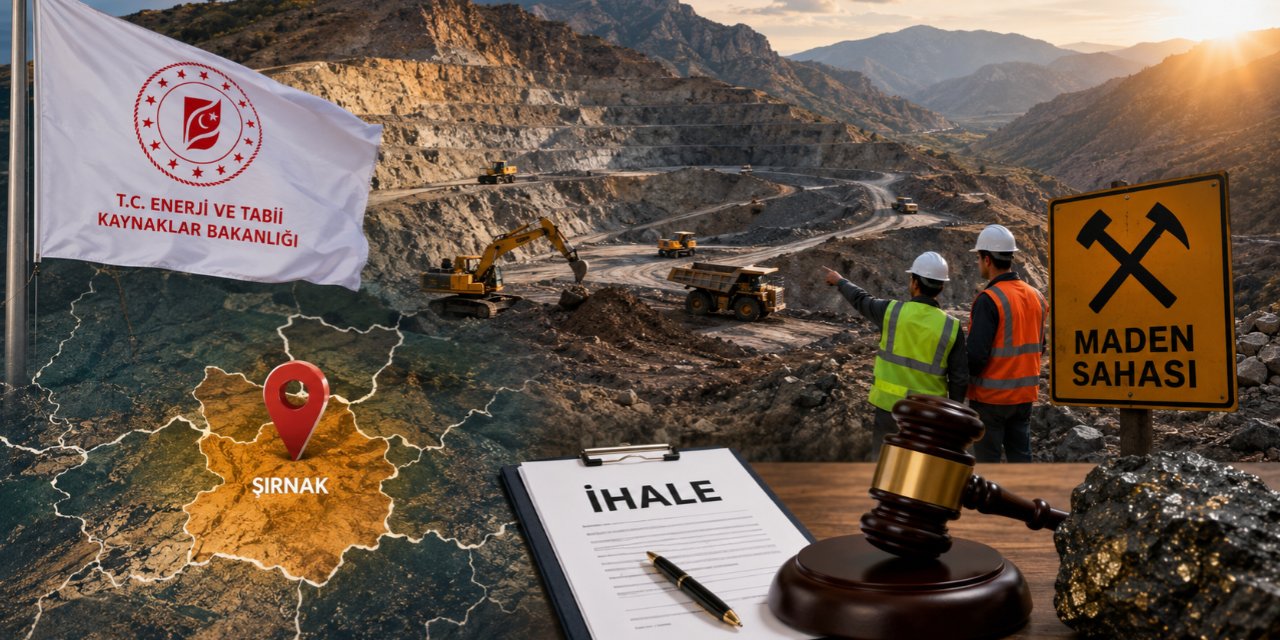 Şırnak'ta IV. Grup Maden Sahası İhaleye Çıkıyor