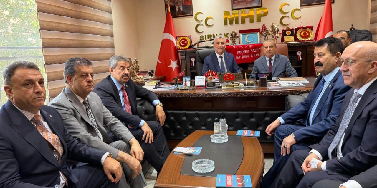 Bakan Bolat'tan MHP Şırnak İl Başkanlığı'na ziyaret