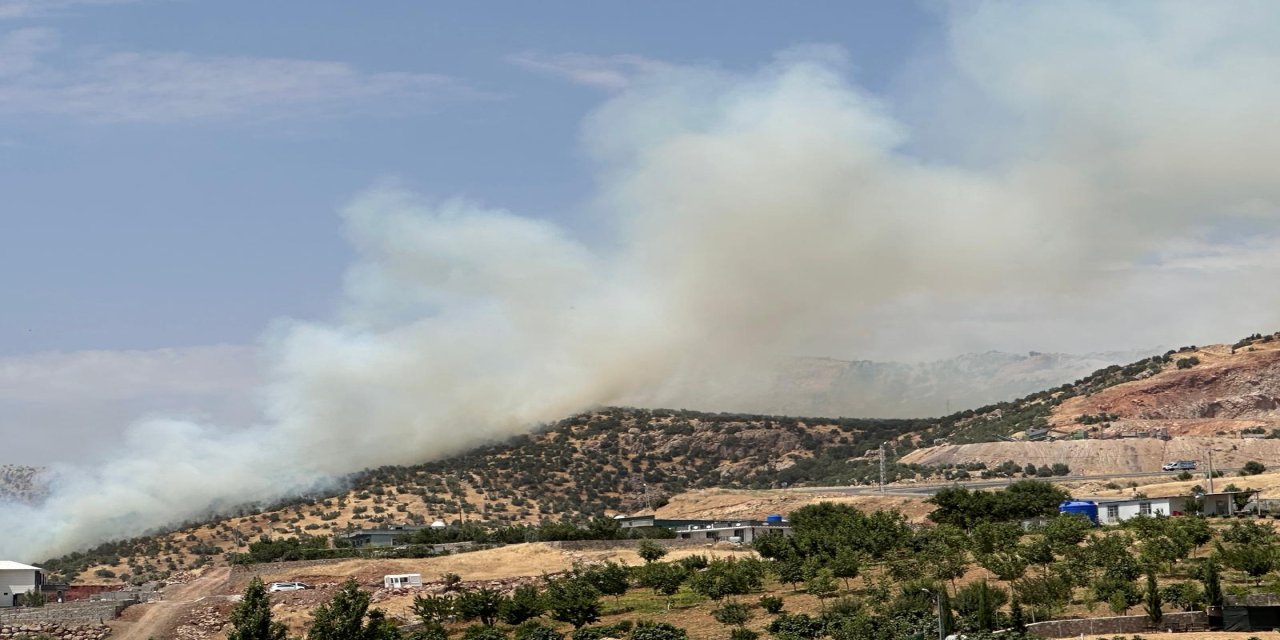 Şırnak'ta Yerleşkelere Yakın Bölgede Yangın: Alevler Kısa Sürede Büyüdü