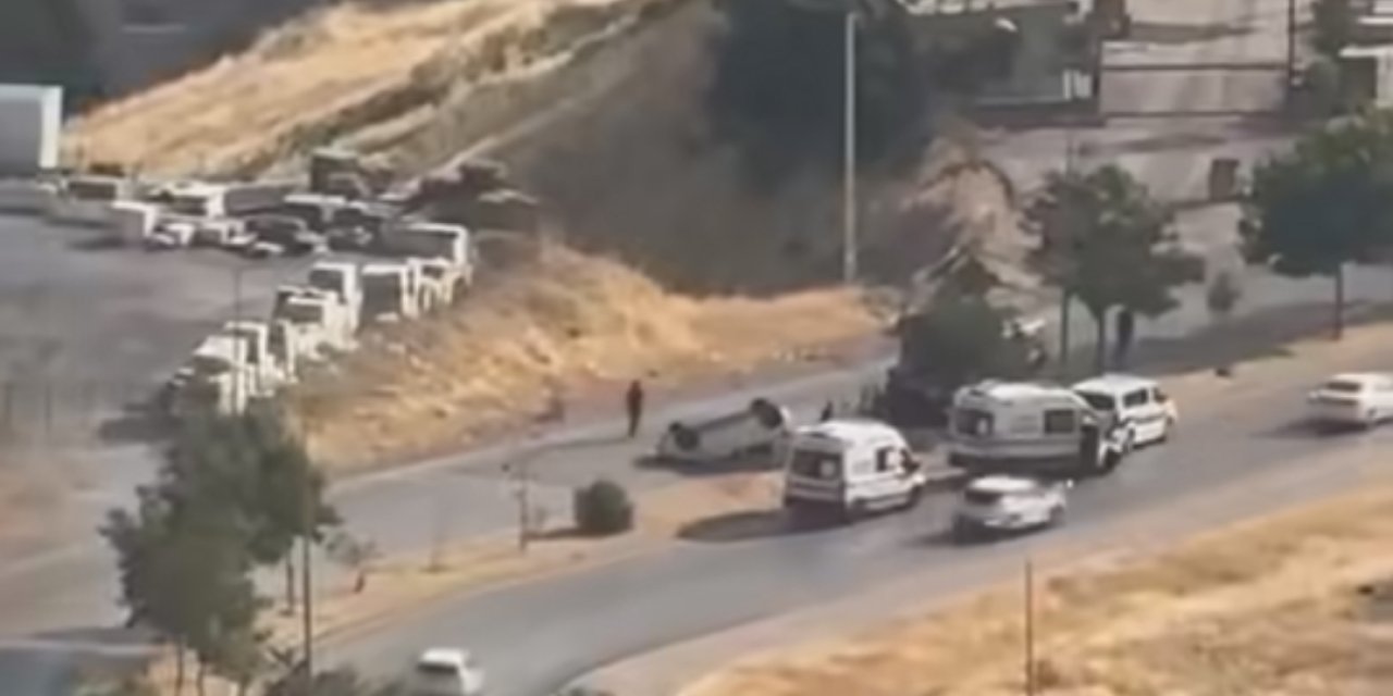 Şırnak’ta kontrolden çıkan otomobil takla attı: Sürücü yaralandı