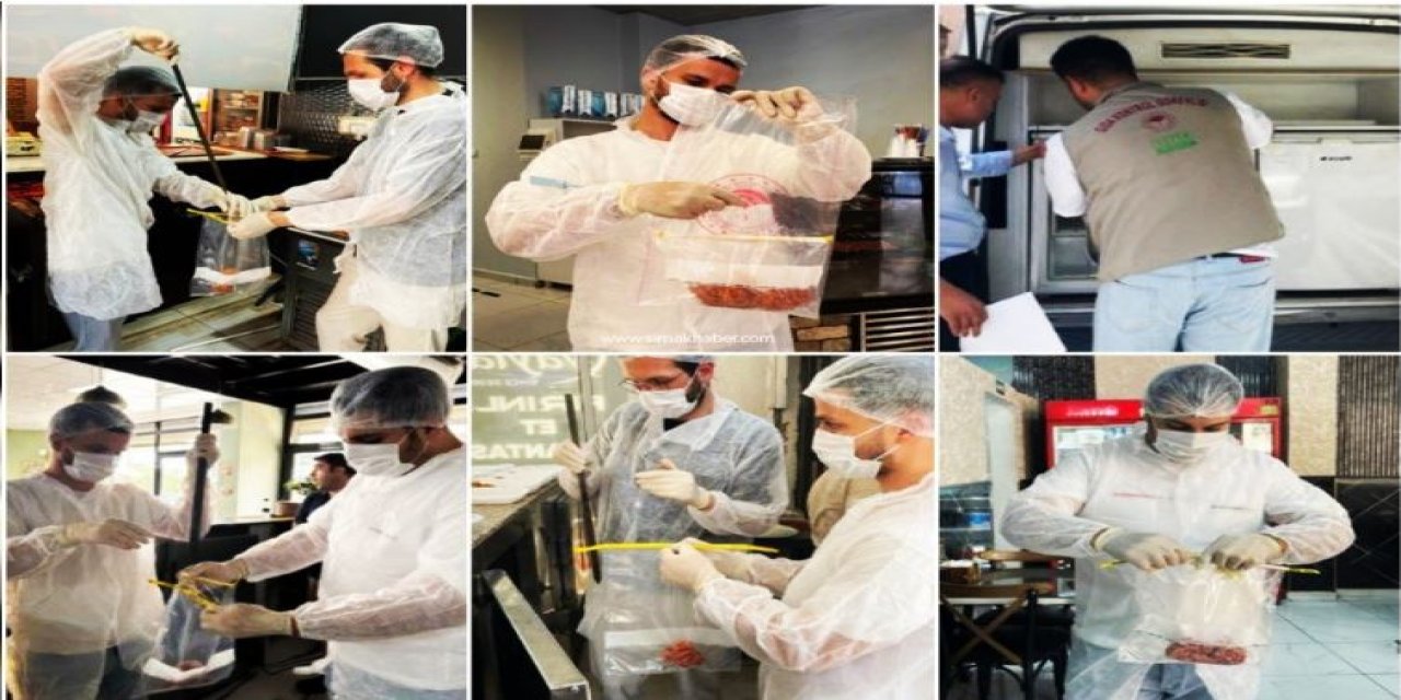 Şırnak'ta gıda işletmelerine sıkı denetim! Numuneler laboratuvara gönderildi