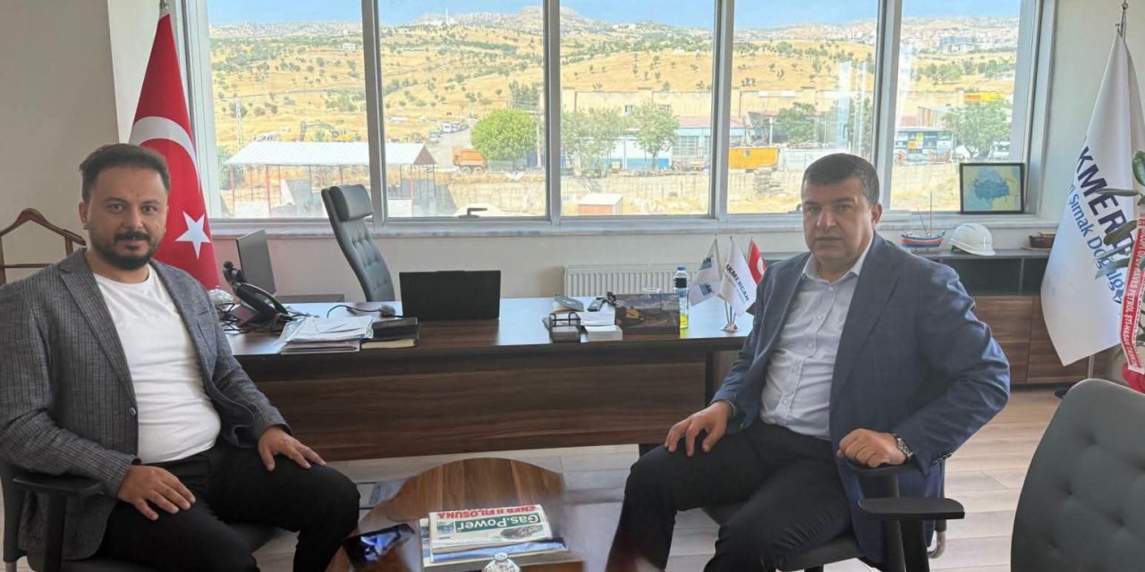 Başkan Geliş'ten Akmercan Müdürüne Ziyaret