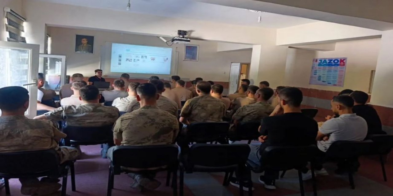 Uludere’de jandarma personeline kanser taramaları konusunda farkındalık eğitimi
