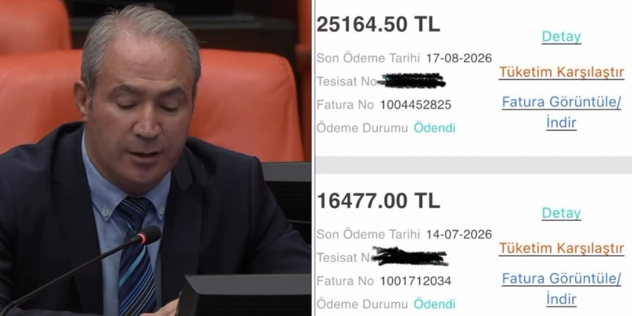 Şırnak Milletvekili İrmez yüksek elektrik faturalarını Meclis’e taşıdı
