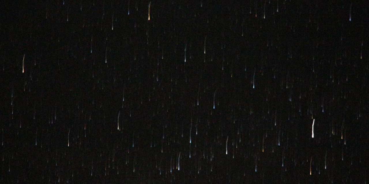 Şırnak'ta Perseid Meteor Yağmuru Geceyi Aydınlattı