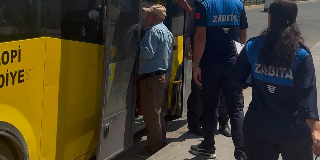 Silopi’de şehir içi servisleri denetlendi, şikayetler dinlendi