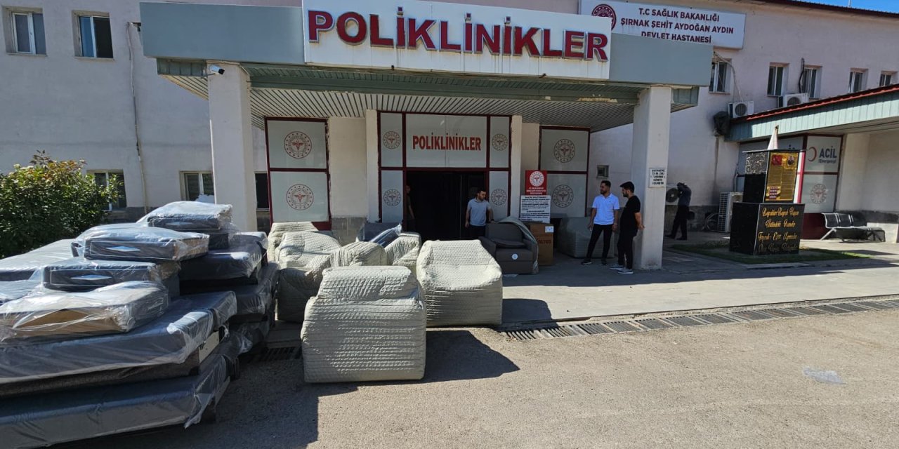 Azimer Vakfından Şırnak’taki Hastaneye Sağlık Desteği