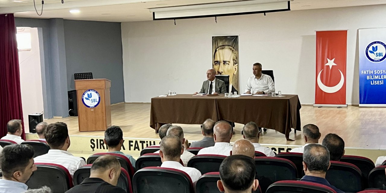 Şırnak’ta İmam Hatip Okulları İçin Yeni Eğitim Dönemi Değerlendirildi