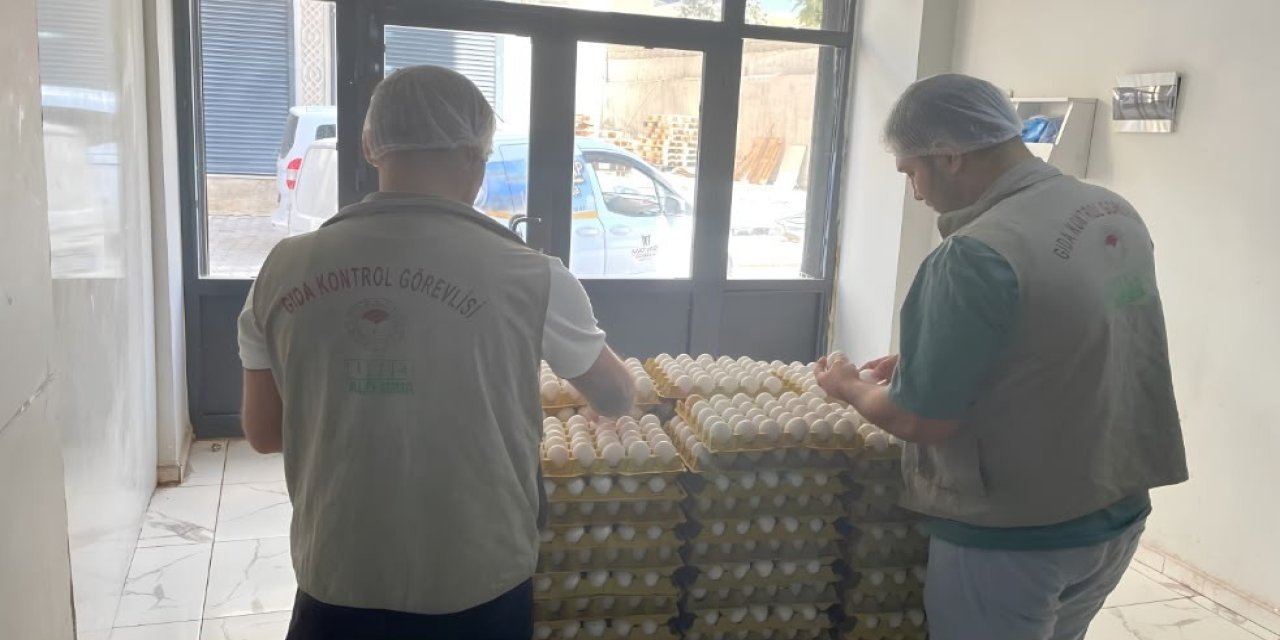 Cizre’de Gıda Güvenliğini Tehlikeye Atan Damgasız Yumurtalar İmha Edildi