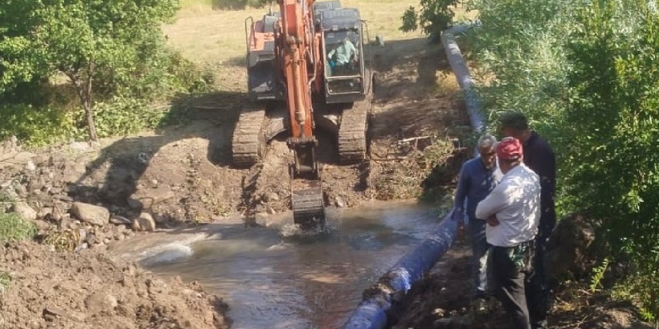 Şırnak’ta Su Hattında Çalışma Tamamlandı