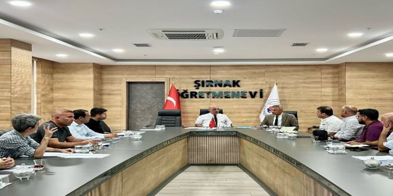 Şırnak’ta Sınavla Öğrenci Alan Okullar İçin Yeni Dönem Toplantısı