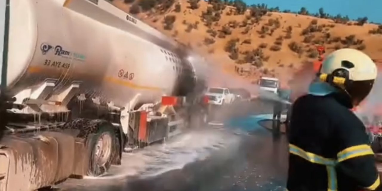 Şırnak’ta Tanker Yangını: Olası Facia Önlendi