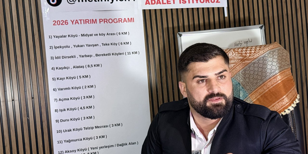 İdil’de Halkın Sorunlarına Ses Olan Metin Yalçın Takdir Topluyor