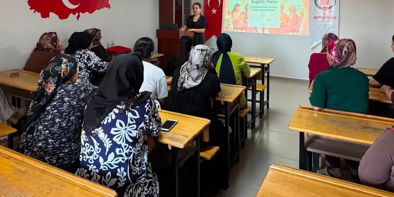 Cizre’de kadınlara kanser taramalarının önemi anlatıldı