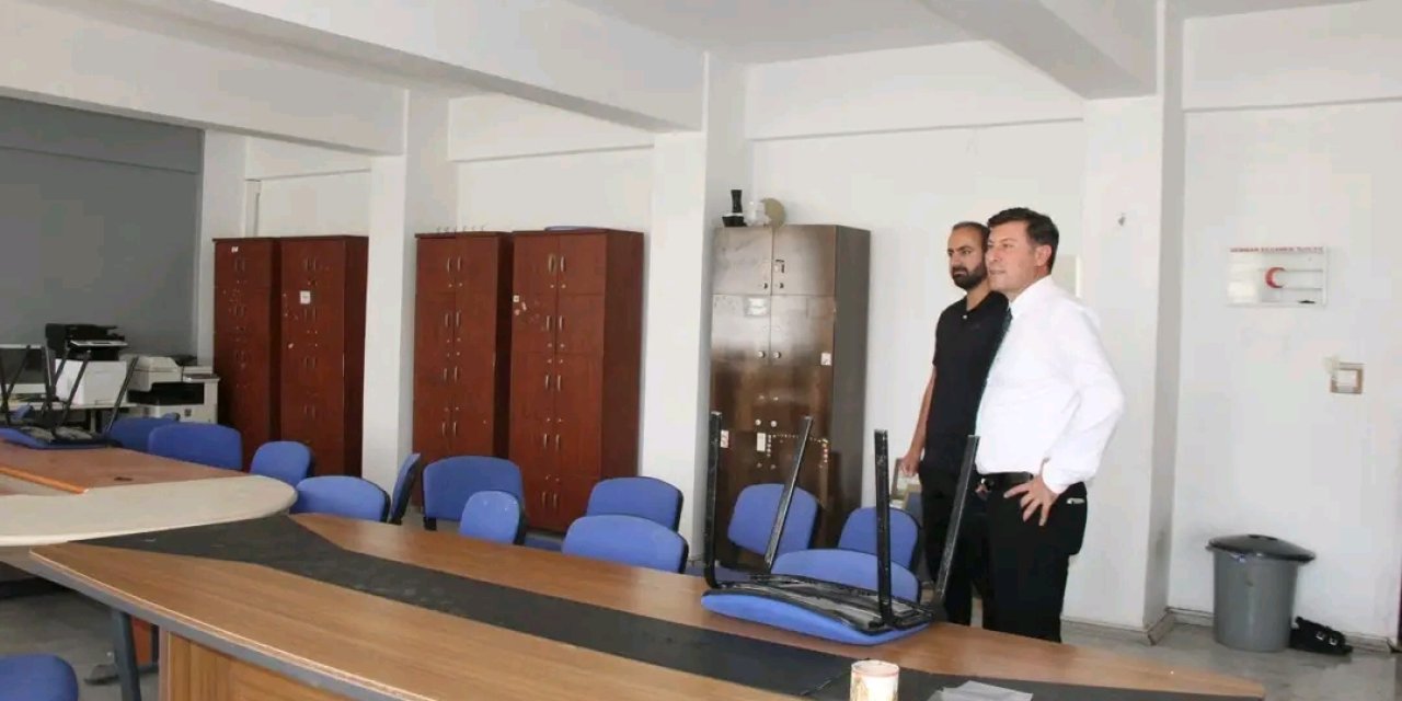Cizre’de okullar yeni eğitim yılına hazırlanıyor