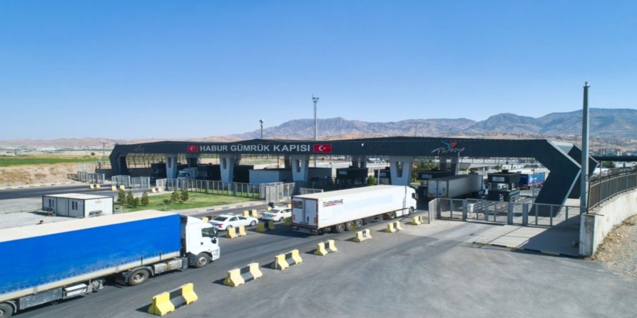 Habur Sınır Kapısı’nda ihracat TIR geçişlerinde rekor
