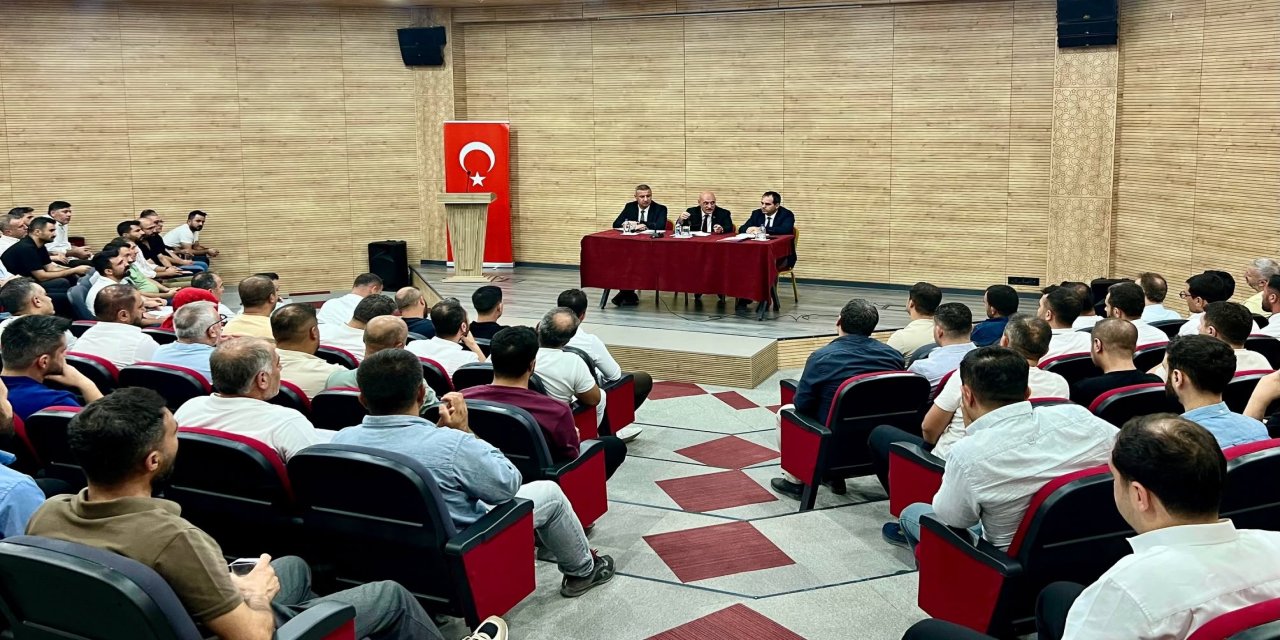 Şırnak’ta lise ve ortaokul müdürleriyle yeni eğitim yılı toplantısı