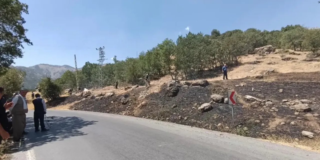 Beytüşşebap’ta köyde çıkan yangın paniğe neden oldu