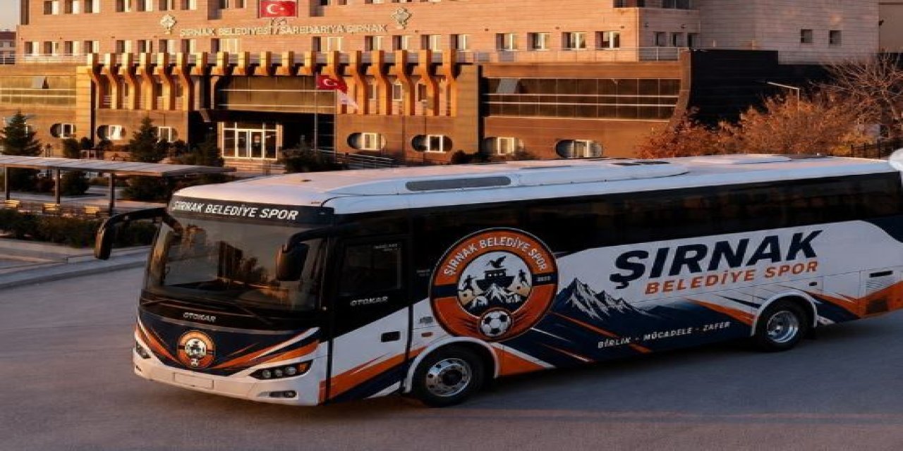 Şırnak Belediyespor’a Tam Donanımlı Takım Otobüsü Tahsis Edildi