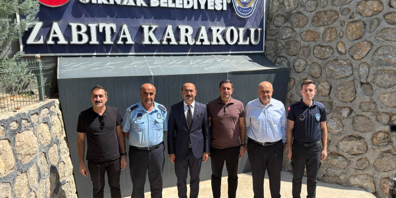 Zabıta Haftası’nda Başkanlardan Zabıta Müdürü Birlik’e Ziyaret