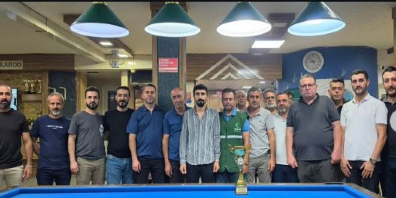 Şırnak’ta 3 Bant Bilardo İl Şampiyonası’nın 2’nci Etabı Tamamlandı