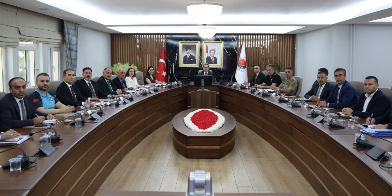 Şırnak’ta Okul Güvenliği Toplantısı Gerçekleştirildi
