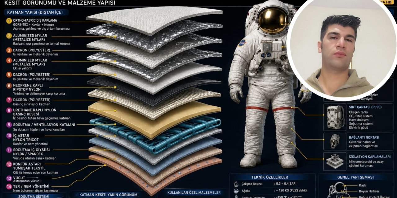 Şırnaklı Girişimci Nazmi Sevin, Astronot Kıyafeti Üretimi İçin Kolları Sıvadı