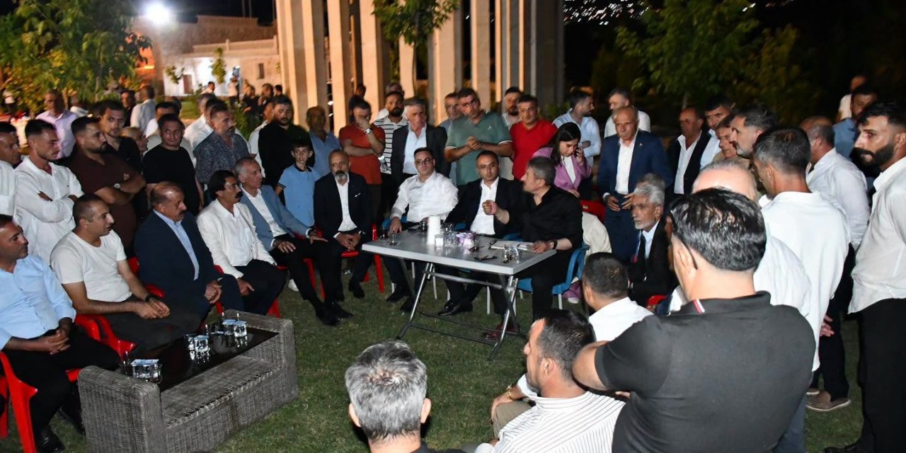 Milletvekili Arslan Tatar, Vali Yardımcısı Çiçek Silopi Muhtarlarıyla Buluştu