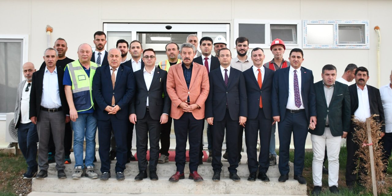 AK Parti Şırnak Milletvekili Tatar, Cizre Barajı Şantiyesi’nde İncelemelerde Bulundu