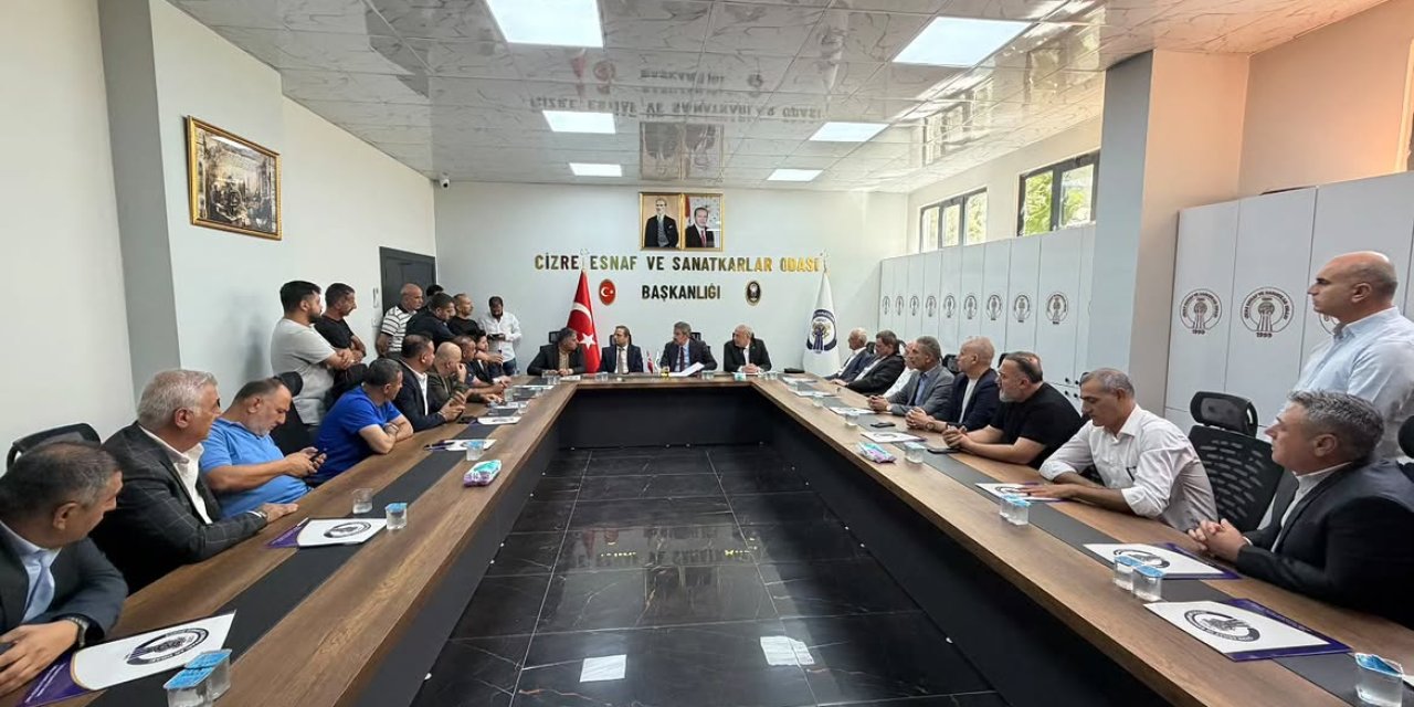 Cizre’de esnafın talepleri için görüşme gerçekleştirildi