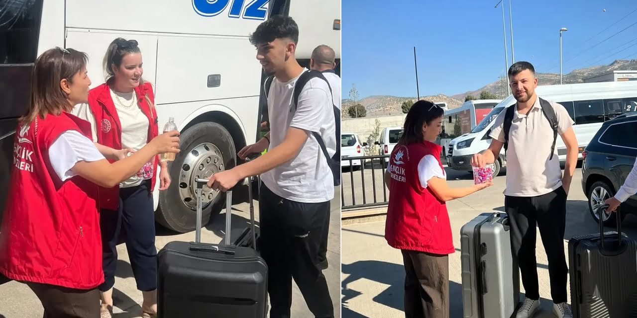 Şırnak’a üniversite eğitimi için gelen öğrenciler otogarda karşılandı