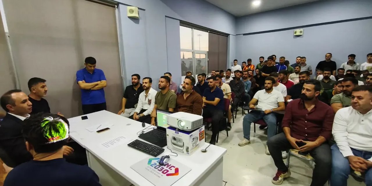 Silopi’de 40 takımın mücadele edeceği turnuvanın kura çekimi yapıldı