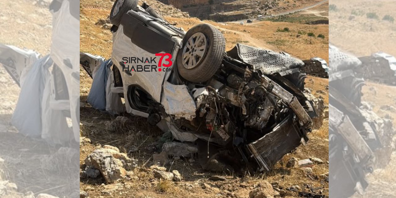 Şırnak’ta Araç Uçuruma Yuvarlandı: 2 Yaralı