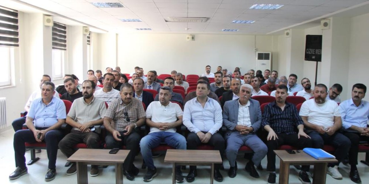 Cizre’de taşımalı eğitim için güvenlik toplantısı düzenlendi
